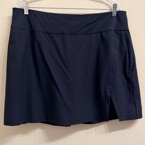 Alder Get Dirty Athletic Skort XL Black Recycled Nylon Outdoor Pockets Skirt